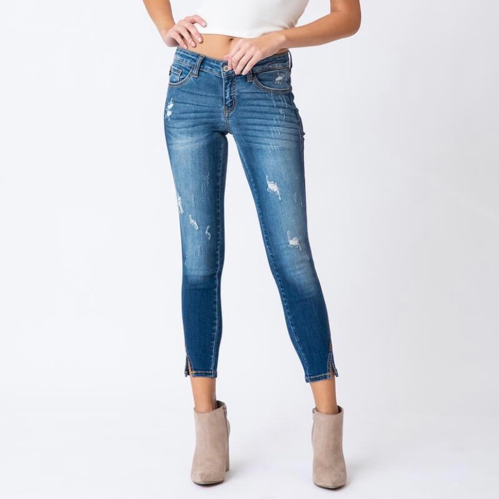 KanCan Low Rise Ankle Skinny- Fiona